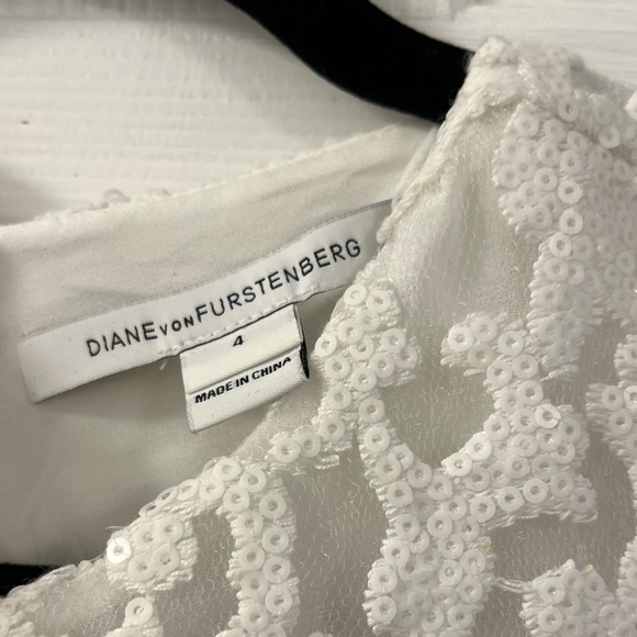 Diane Von Furstenberg White Lace Jumpsuit - Picture 9 of 13